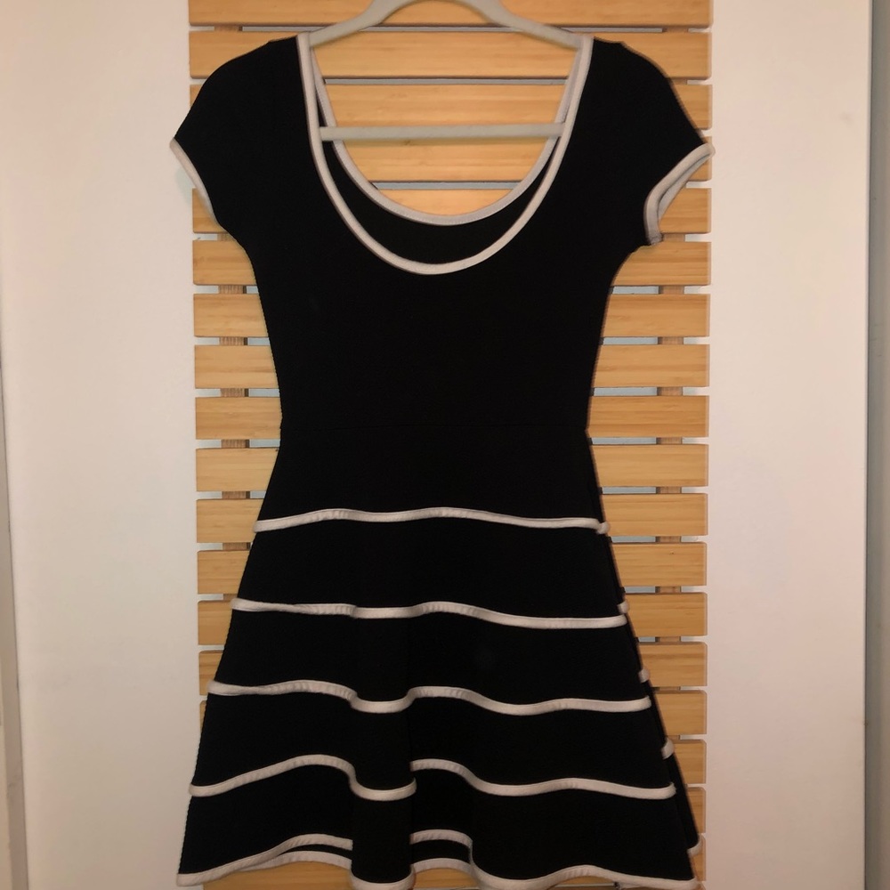 B&W dress